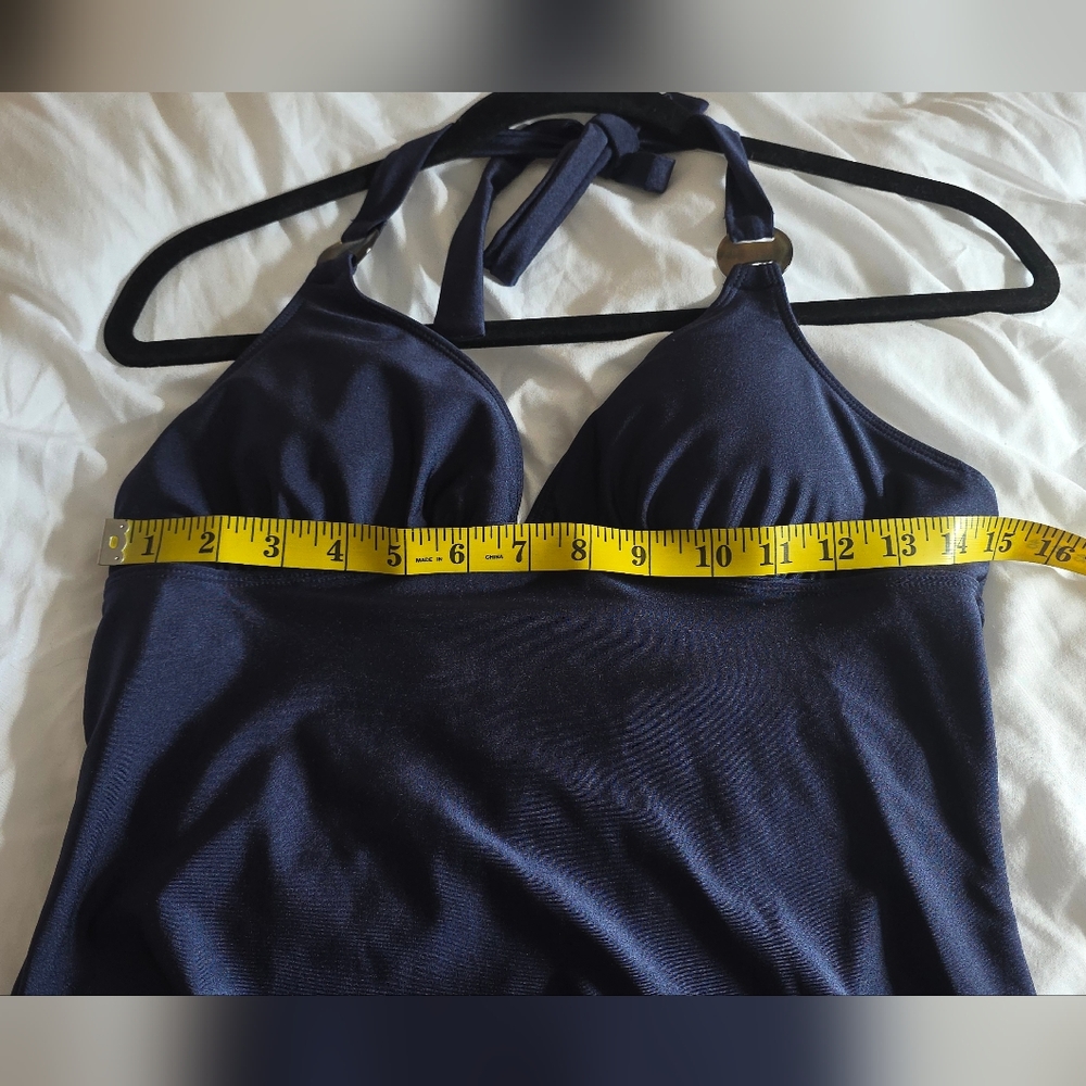 Kardashian Kollection Navy One Piece Swimsuit - Picture 3 of 10